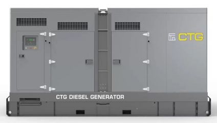 Дизельный генератор CTG 750D в кожухе с АВР