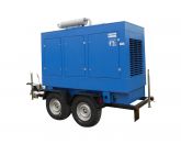 ССМ ЭД-150-Т400-2РКМ2 в шумозащитном кожухе на шасси с АВР